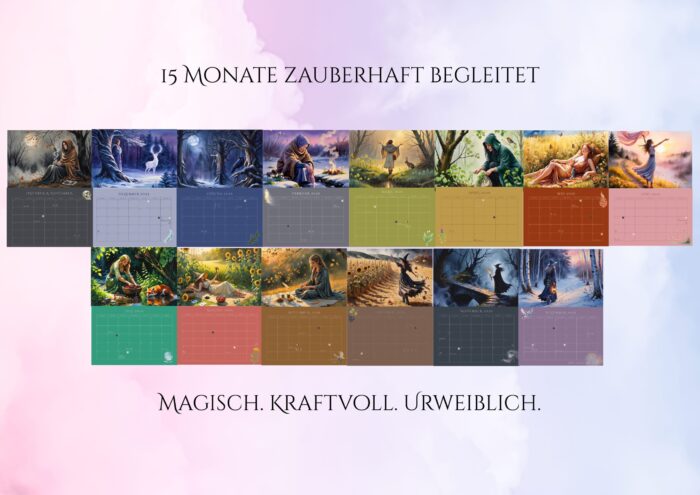 Jahreskreiskalender 25/26 "Kosmische Kraft und Erdmagie" – Bild 2