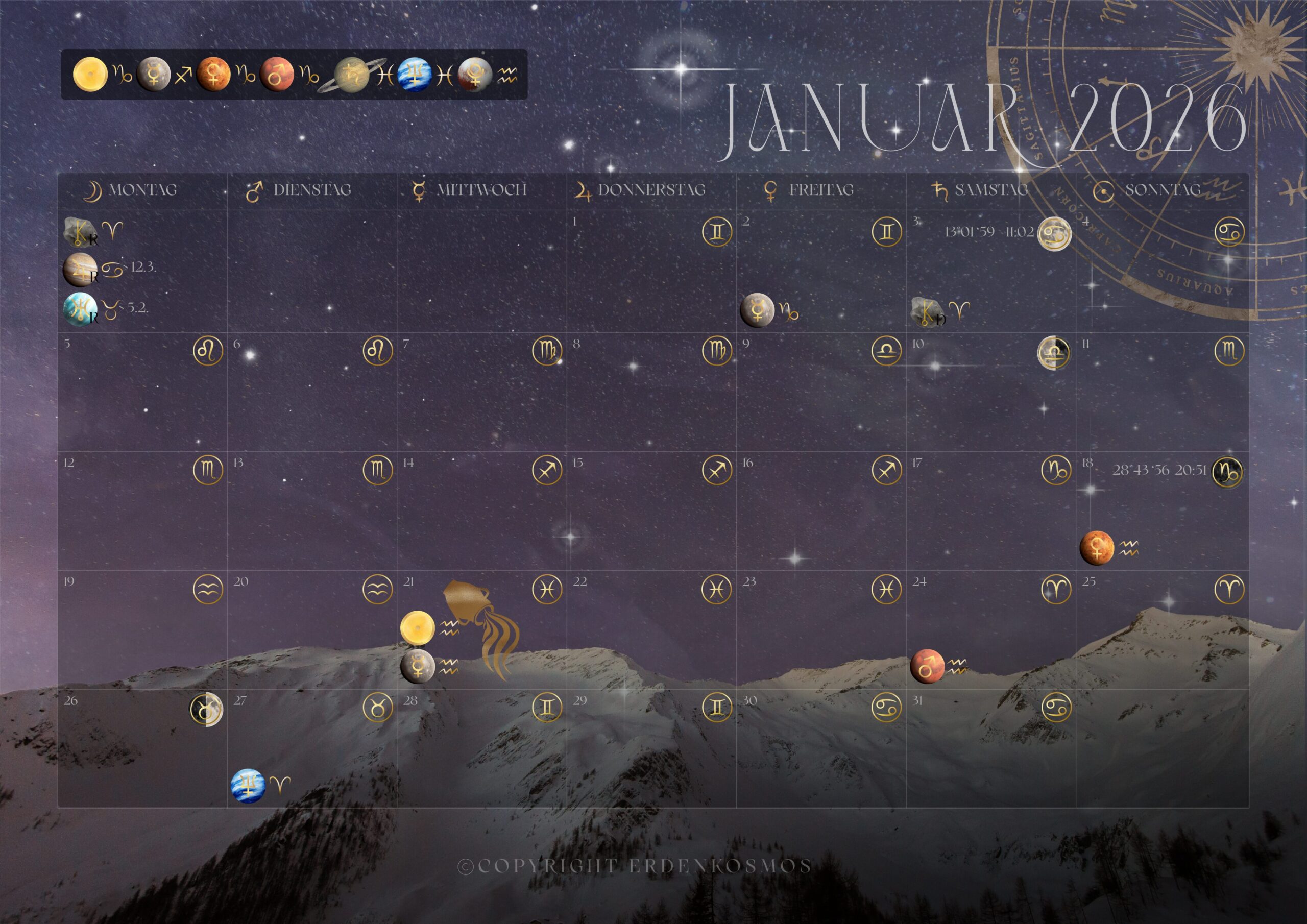 Januar Monatsbegleiter fertig